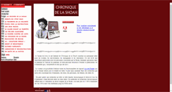 Desktop Screenshot of chronique-shoah.com